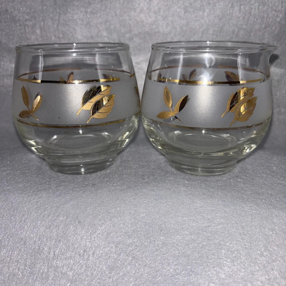 Libbey vintage golden